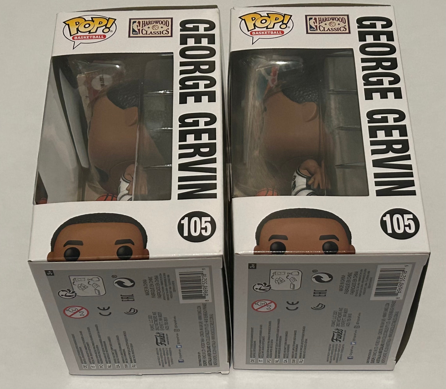 George Gervin Funko Pop with 20 Card Spurs Card Lot #2