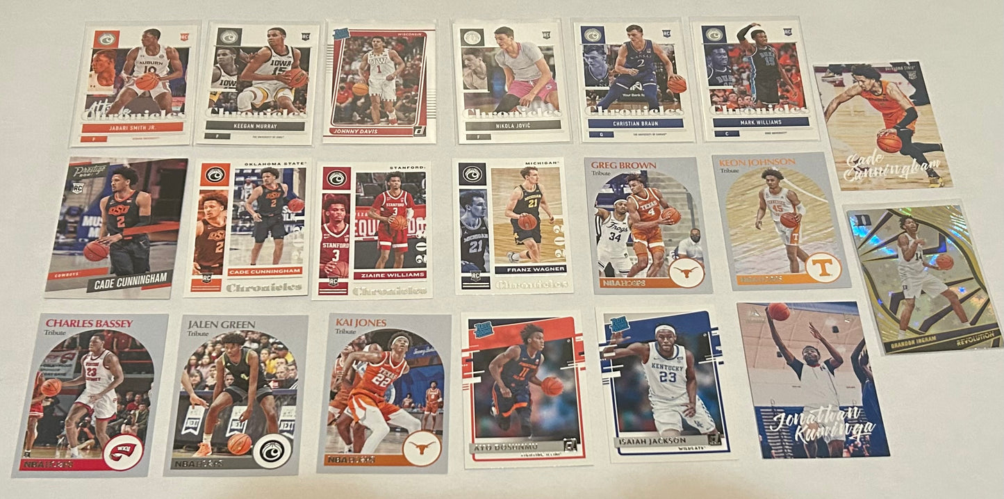 College Basketball 20 card Lot #2