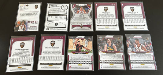 Cleveland Cavaliers Parallel 10 Card Lot
