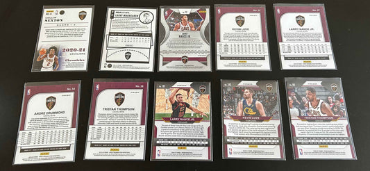 Cleveland Cavaliers Parallel 10 Card Lot