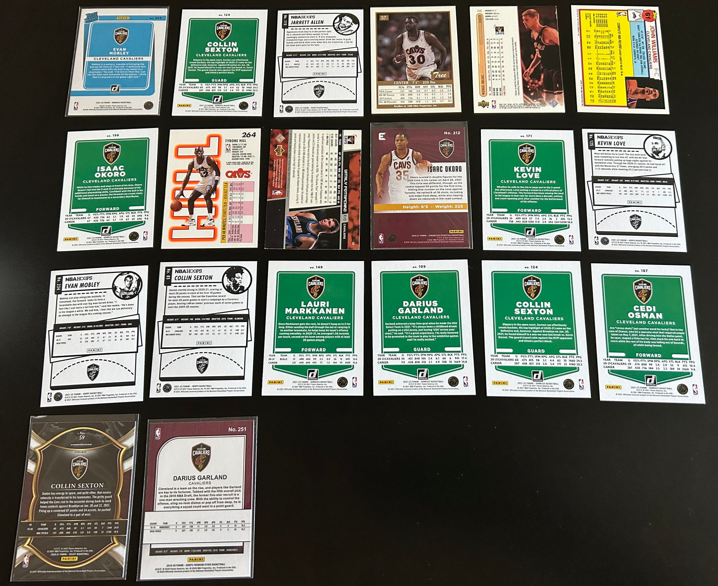 Cleveland Cavaliers 20 Card Lot