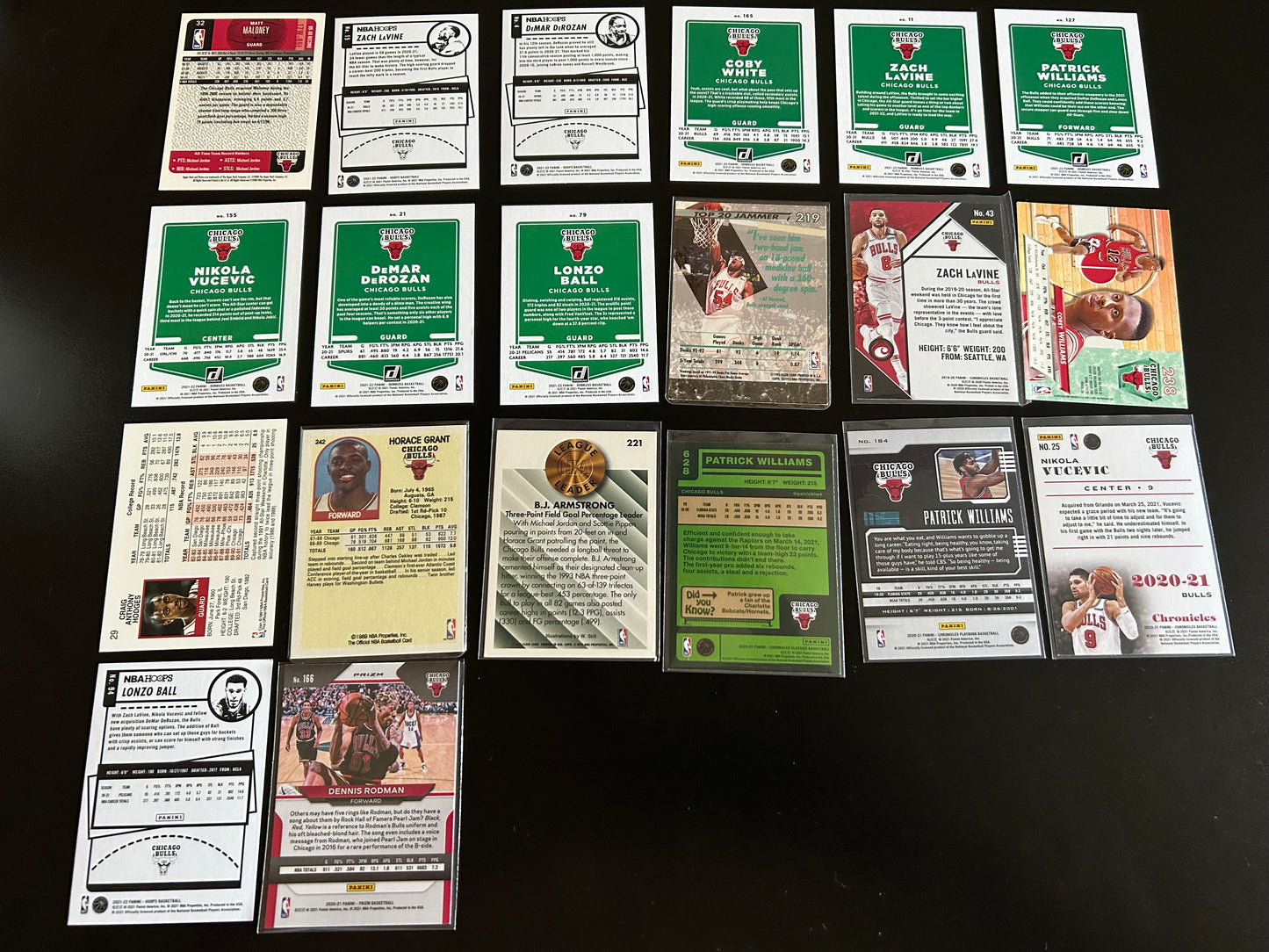 Chicago Bulls 20 Card Lot #2
