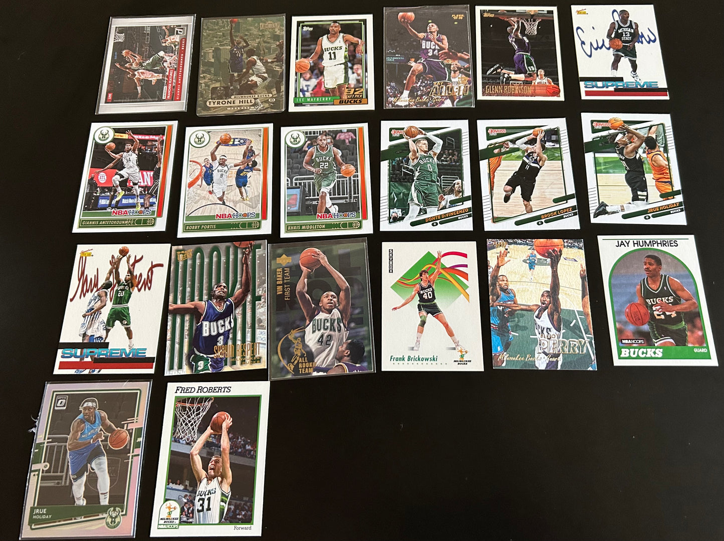 Milwaukee Bucks 20 Card Lot #1