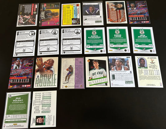 Milwaukee Bucks 20 Card Lot #1