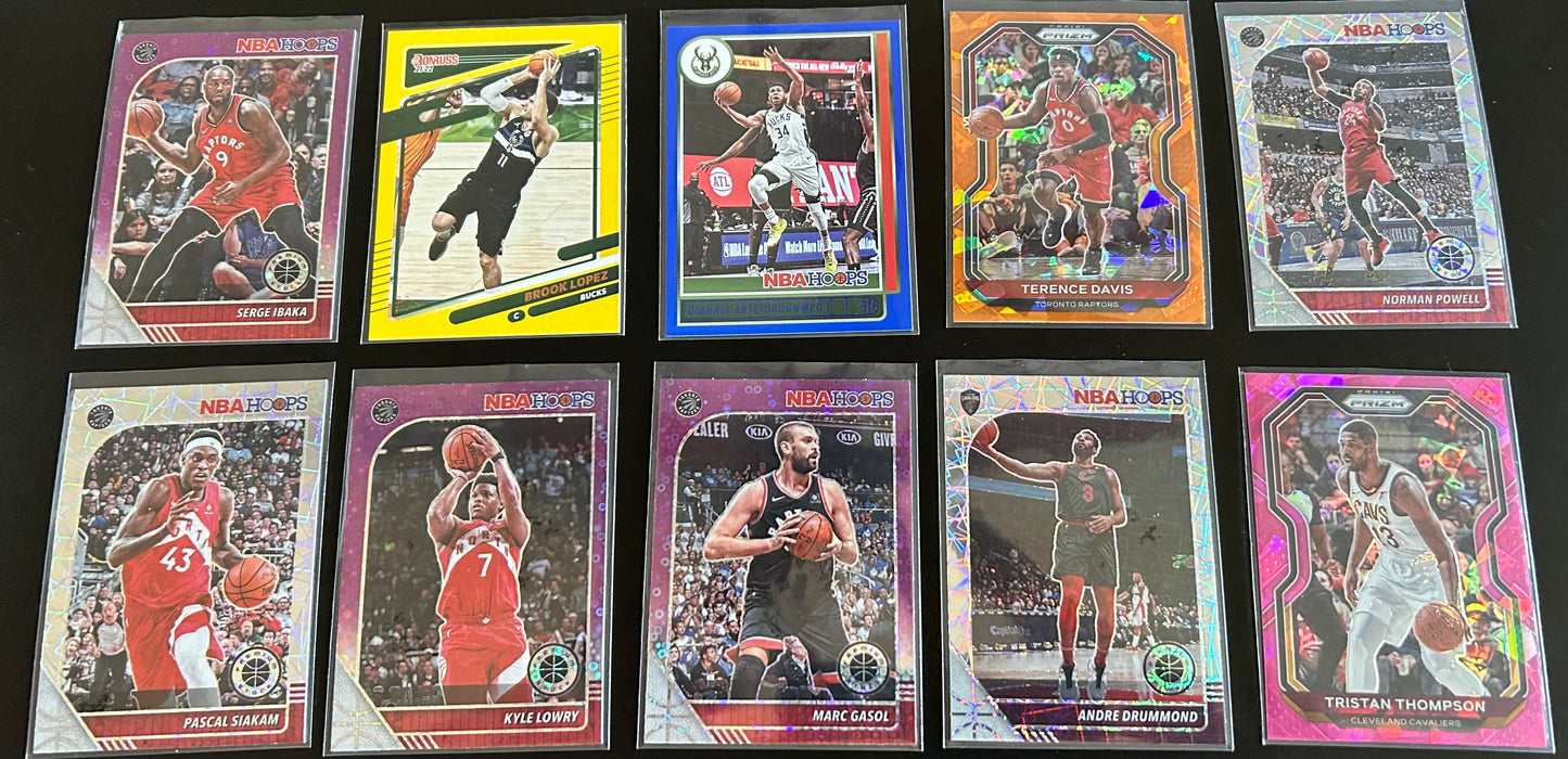 NBA Parallel 10 Card Lot