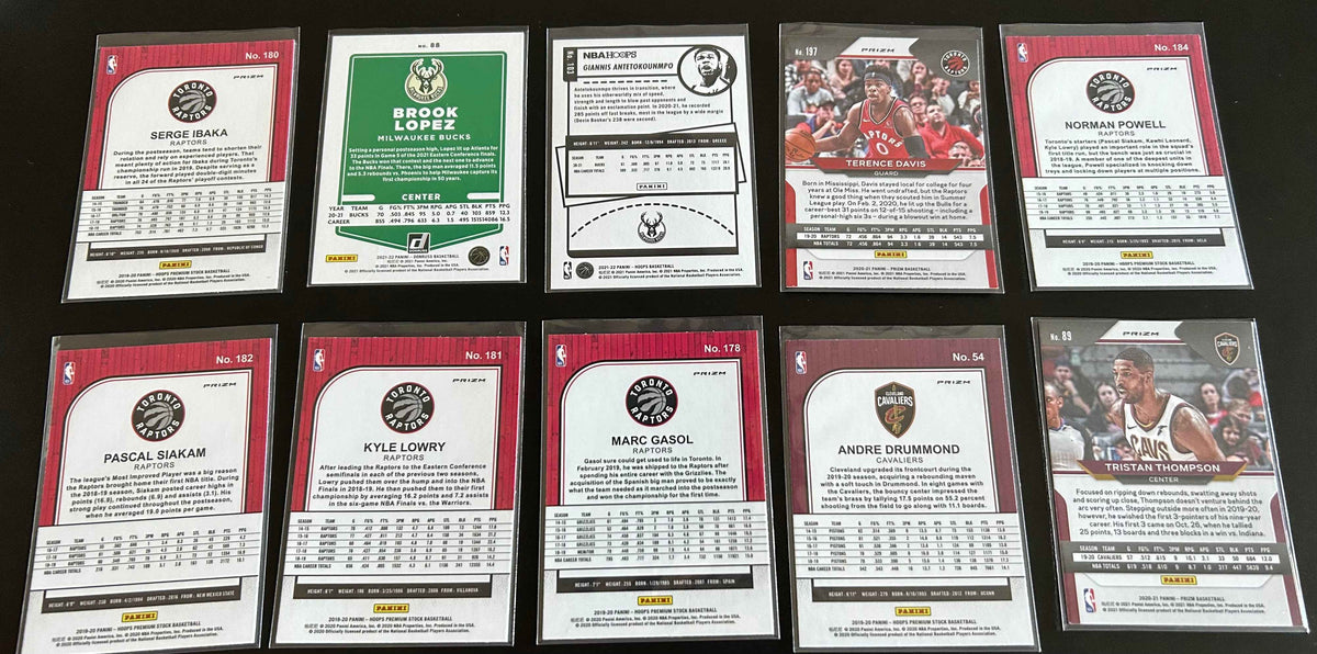 NBA Parallel 10 Card Lot