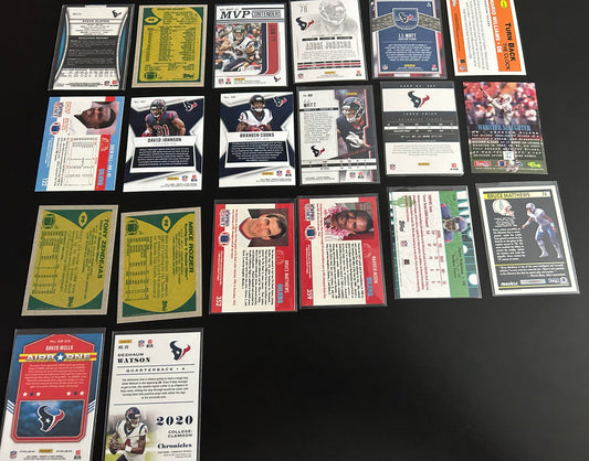 Houston Texans/Oilers $3.50 20 Card Lot #1