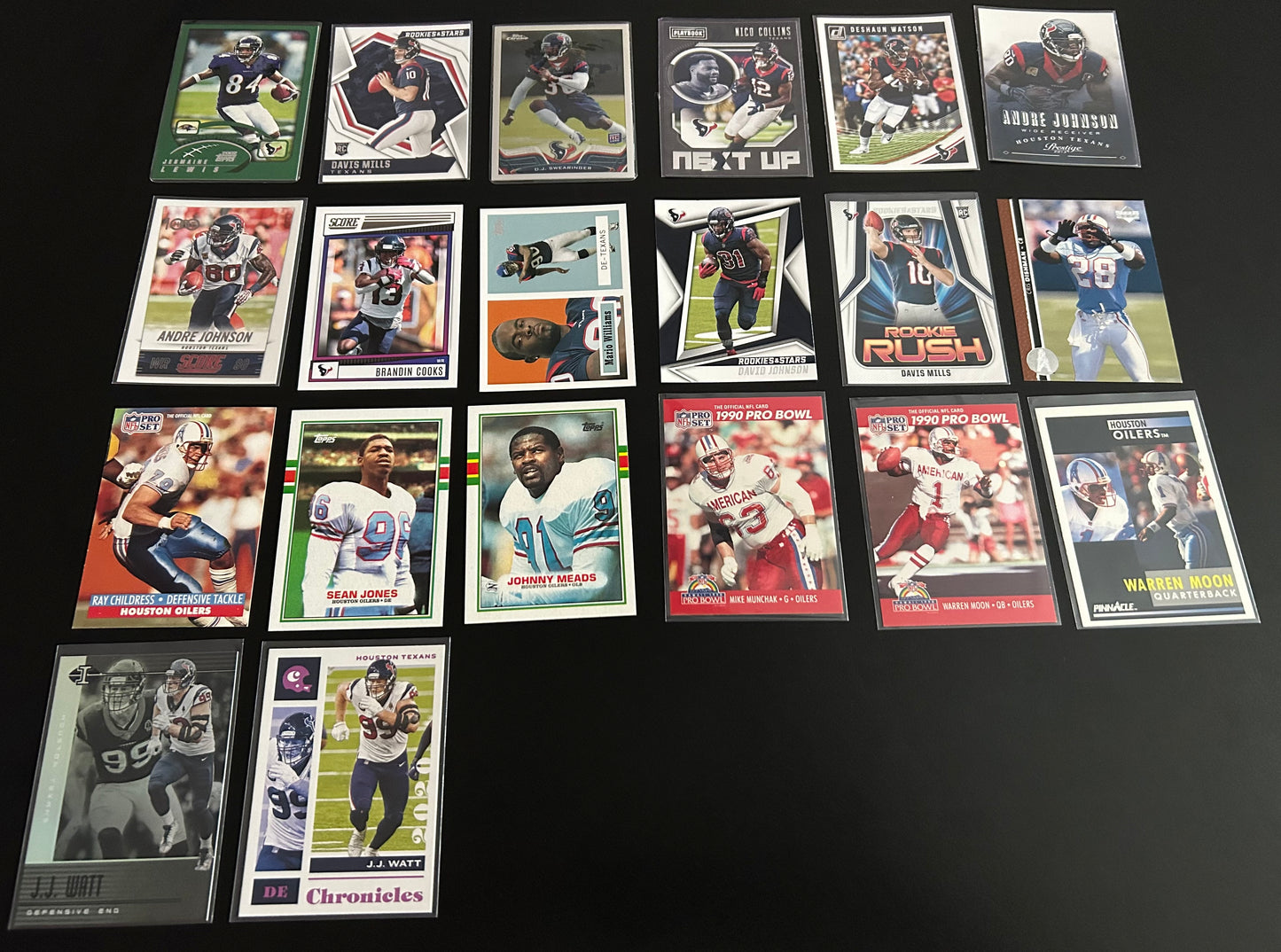Houston Texans/Oilers $5 20 Card Lot #2