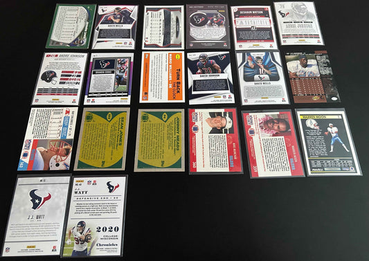 Houston Texans/Oilers $3.50 20 Card Lot #2