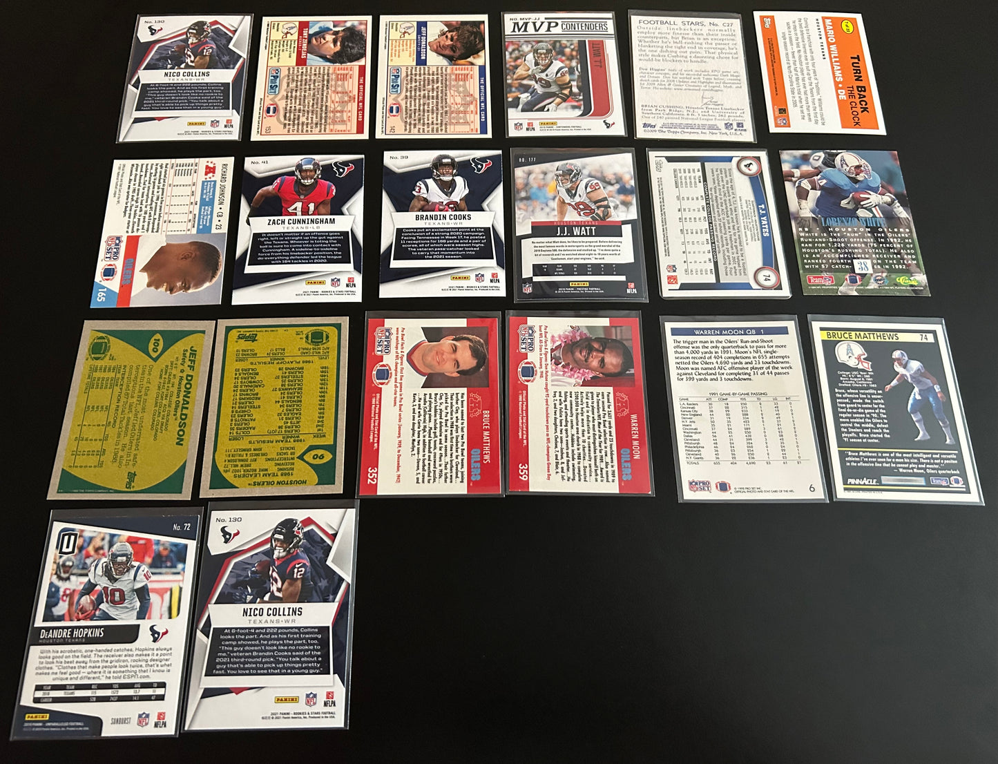 Houston Texans/Oilers $5 20 Card Lot #3
