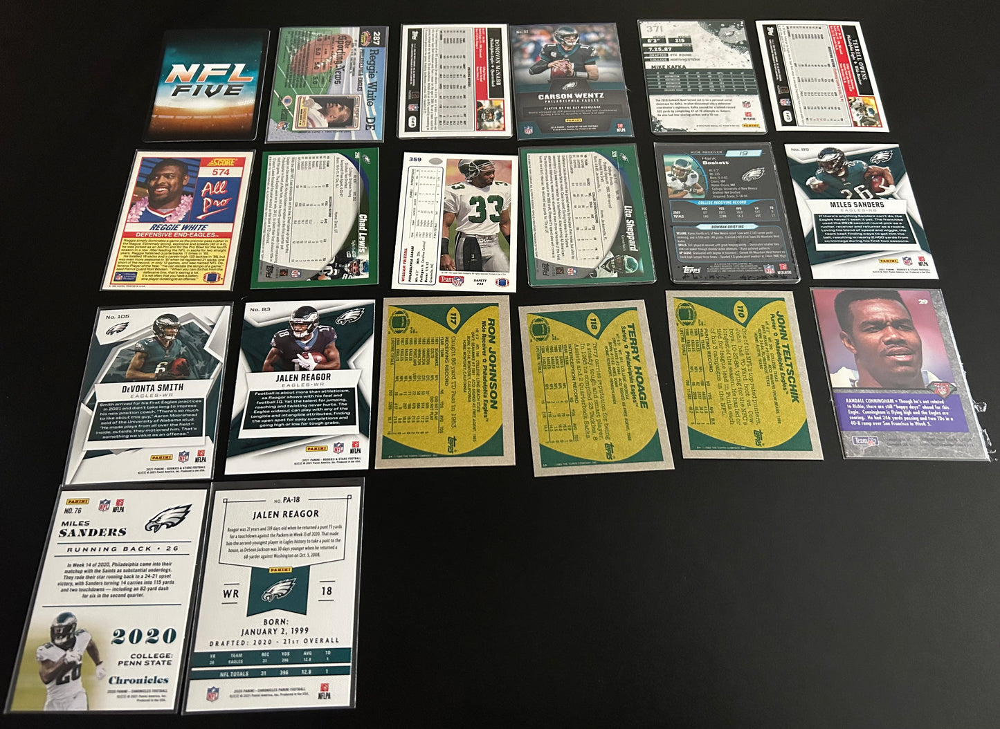 Philadelphia Eagles $3.50 20 Card Lot #1