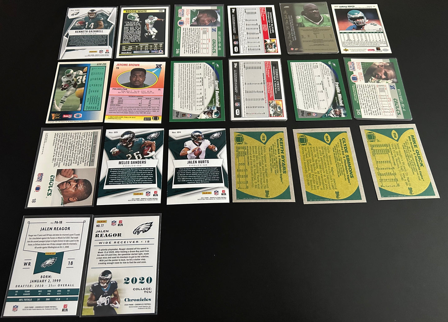 Philadelphia Eagles $3.50 20 Card Lot #2