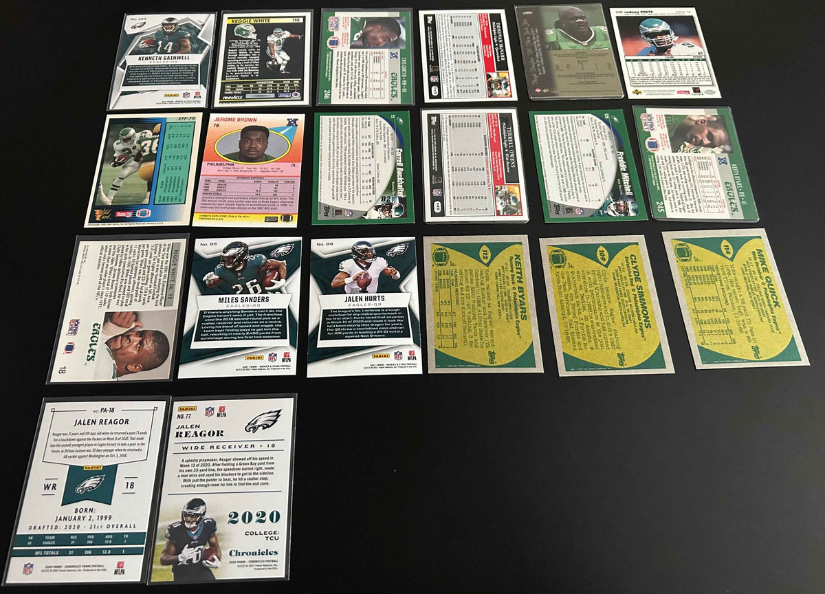 Philadelphia Eagles $3.50 20 Card Lot #2