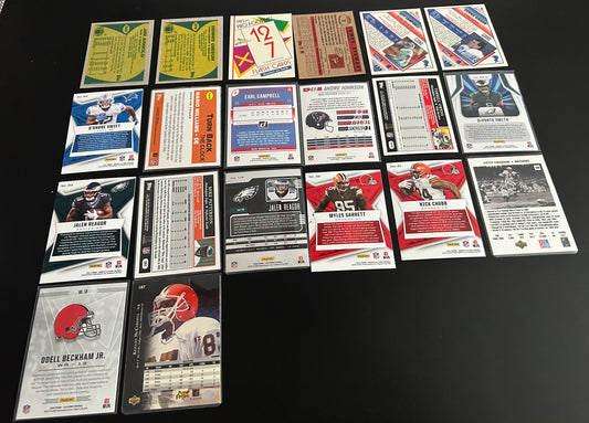 NFL $3.50 20 Card Lot #4