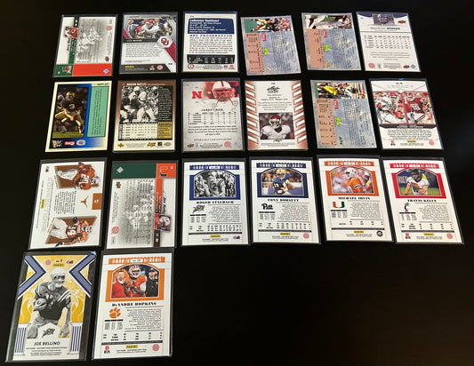 College Football $3.50 20 Card lot #5