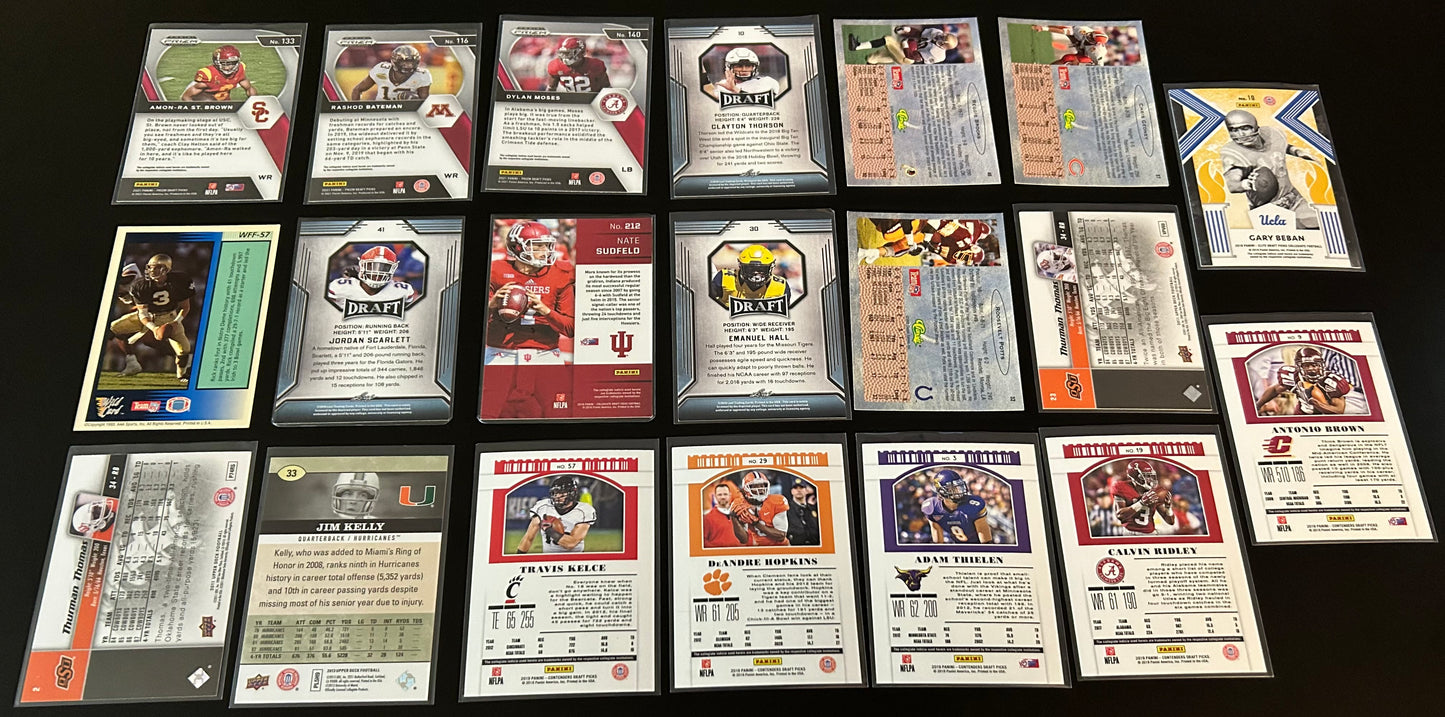 College Football $3.50 20 Card lot #7