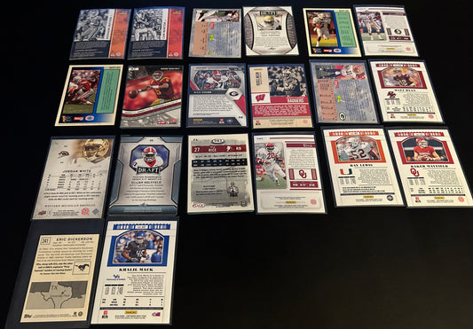 College Football $3.50 20 Card lot #8