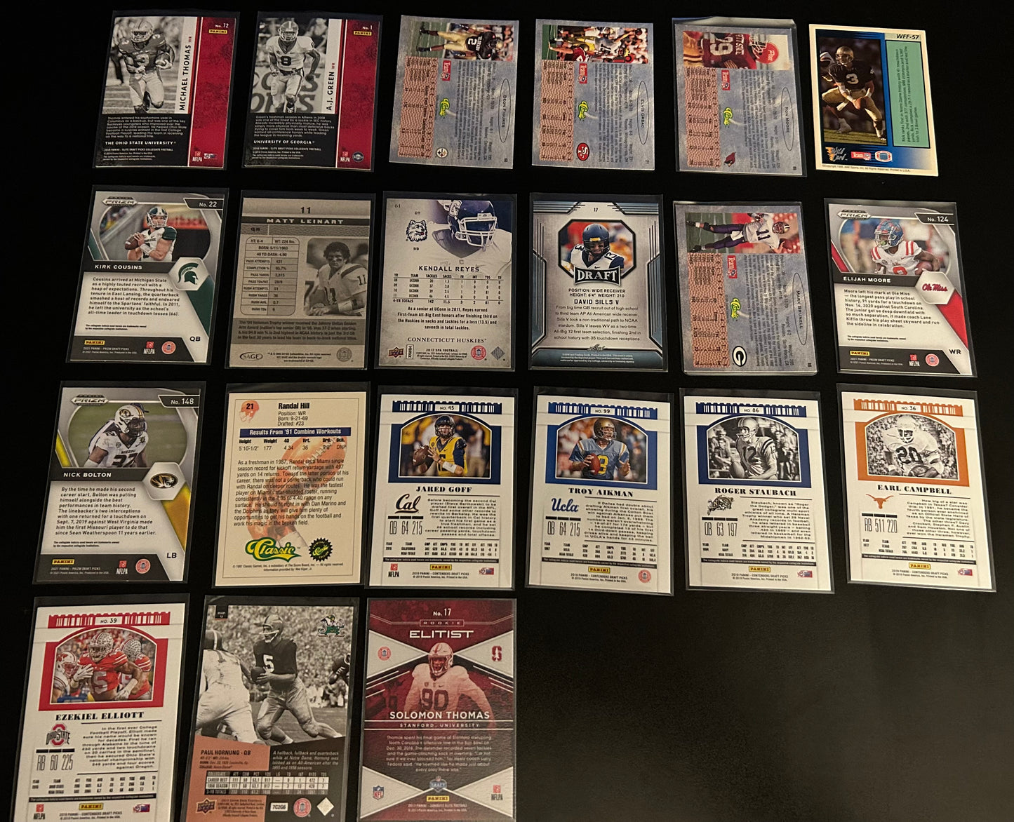College Football $3.50 20 Card lot #9