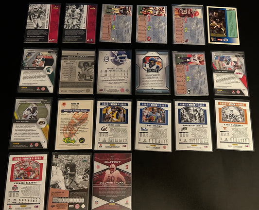 College Football $3.50 20 Card lot #9