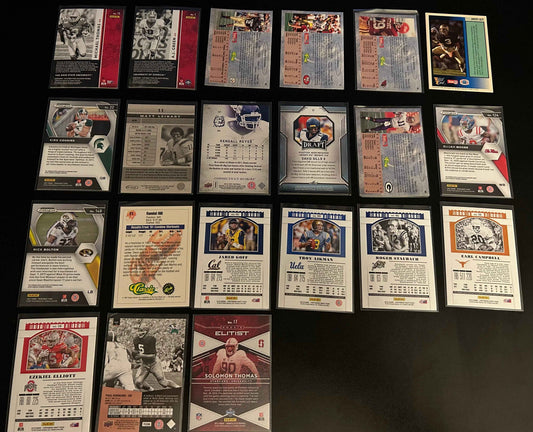 College Football $3.50 20 Card lot #9