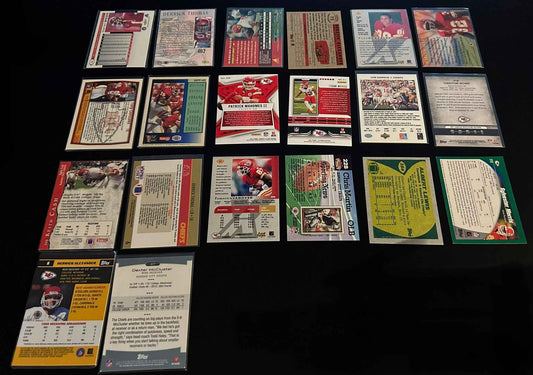 Kansas City Chiefs $3.50 20 Card Lot #2