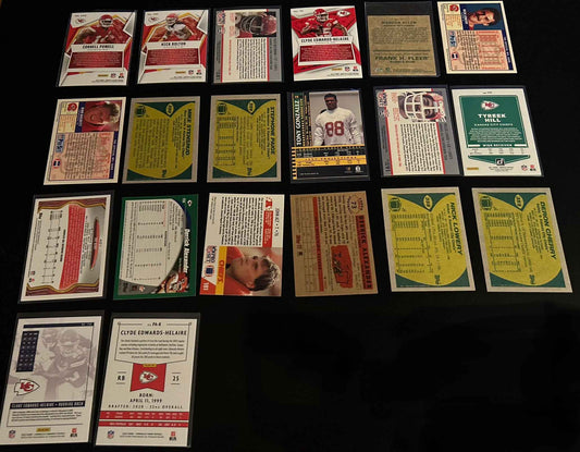 Kansas City Chiefs $3.50 20 Card Lot #4