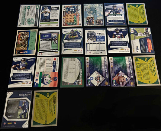NFL Seattle Seahawks $5 20 Card Lot #3