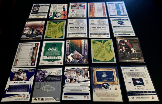 NFL $5 20 Card Lot #7