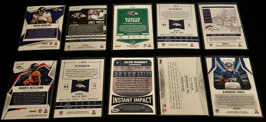 NFL Parallel Card Lot $5.00 10 Card Lot #1