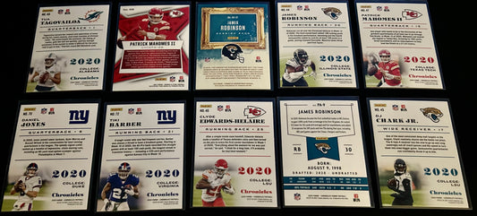 NFL Parallel Card Lot $5.00 10 Card Lot #3
