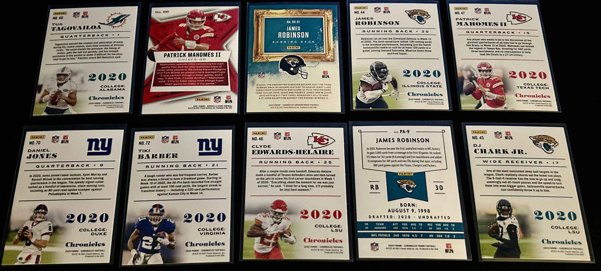 NFL Parallel Card Lot $5.00 10 Card Lot #3