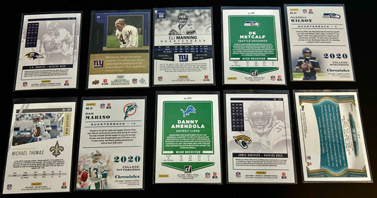 NFL Parallel Card Lot $10.00 10 Card Lot #5