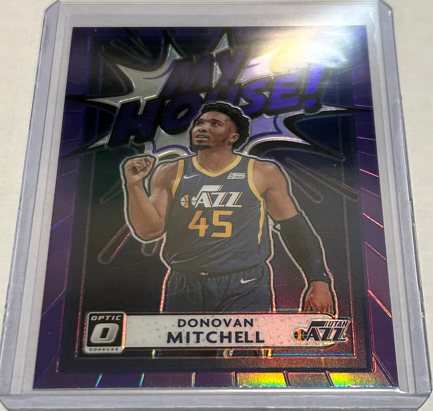 2020-2021 Panini Optic My House Purple Parallel Donovan Mitchell