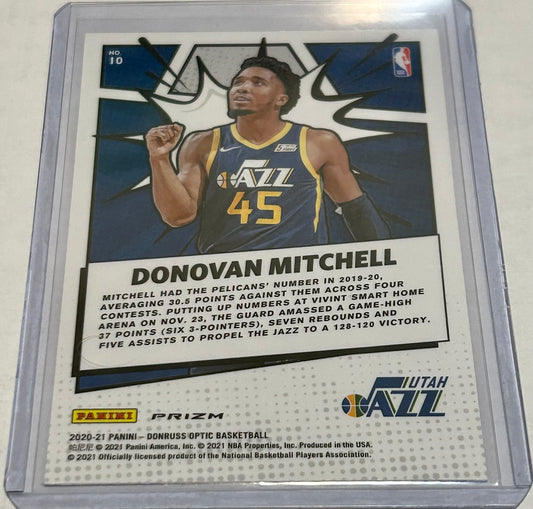 2020-2021 Panini Optic My House Purple Parallel Donovan Mitchell