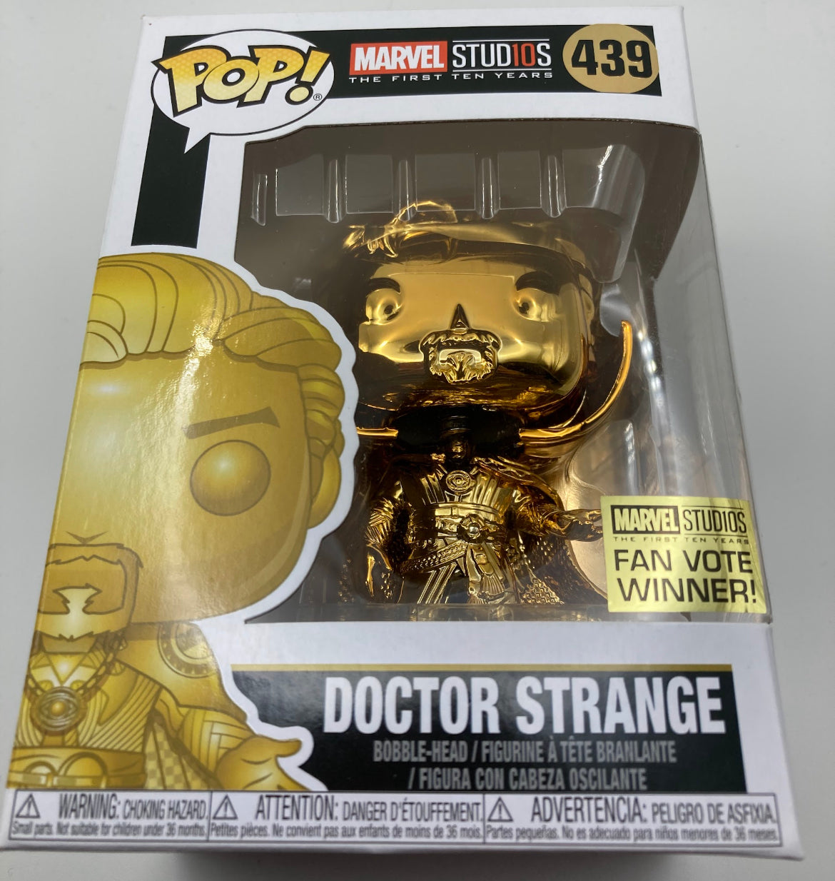 Funko Pop Doctor Strange Gold Chrome 439
