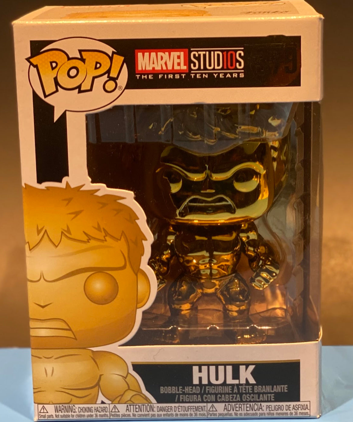 Funko Pop Gold Chrome Hulk 379