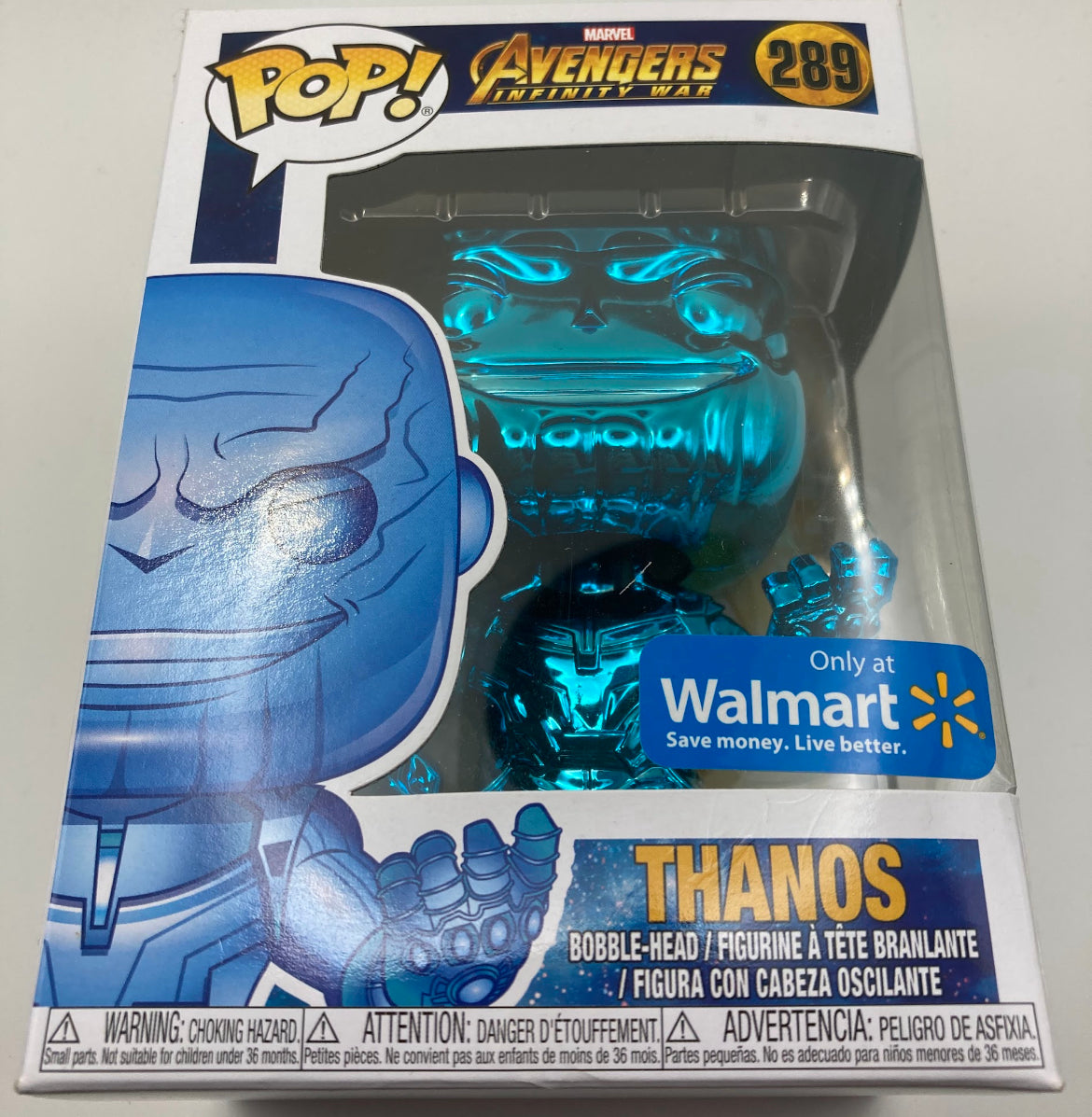 Funko Pop Marvels avengers Infinity War Thanos Blue 289