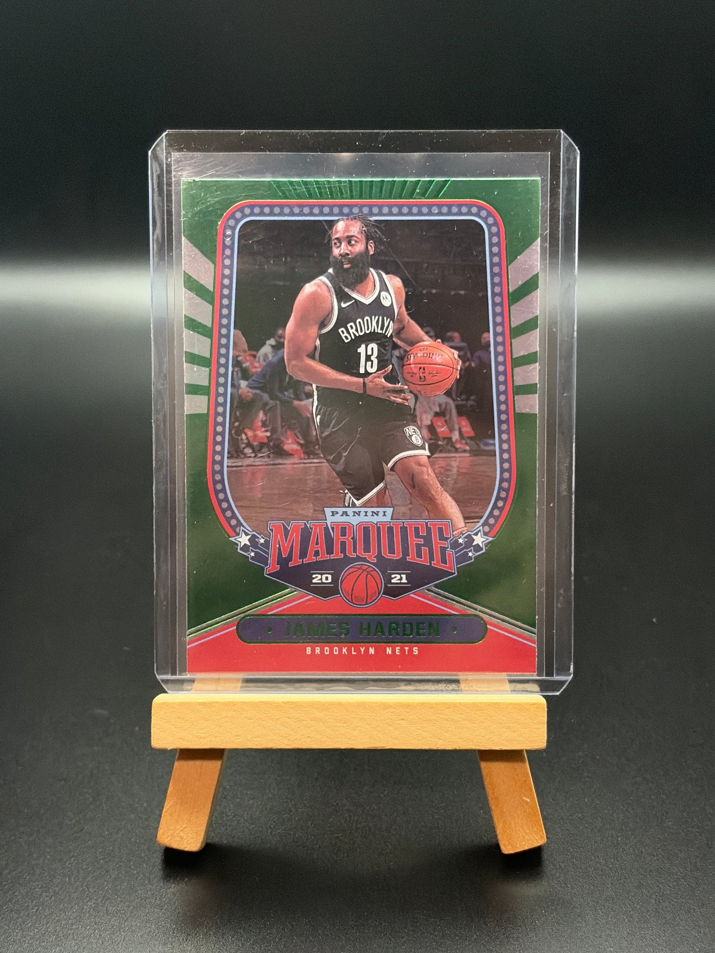 2020-2021 Chronicles Marquee Basketball James Harden Green Parallel