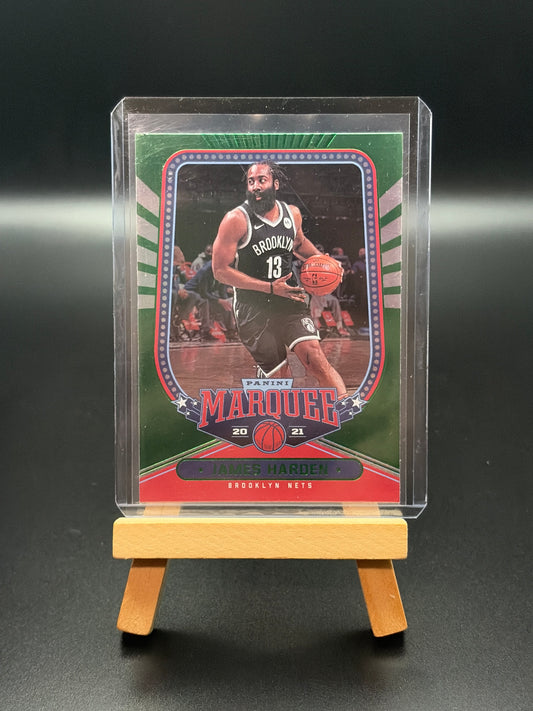 2020-2021 Chronicles Marquee Basketball James Harden Green Parallel