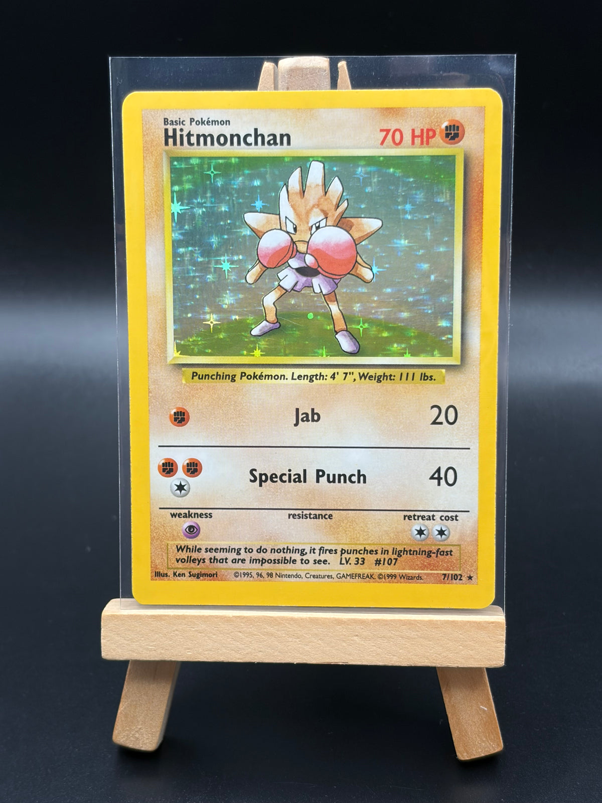 Hitmonchan(007/102)- Base Set (BS) LP