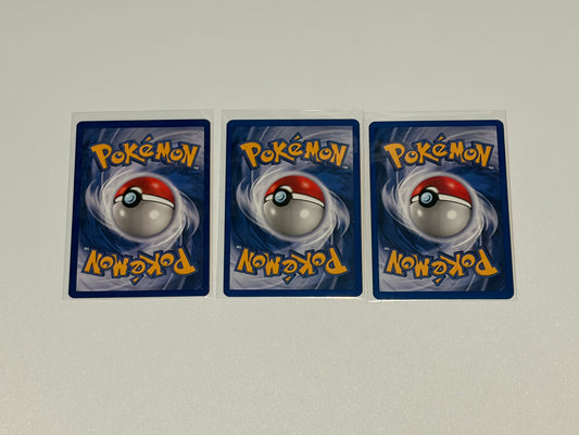 Gust of Wind- Base Set (BS) Common 3 card lot LP (Read Description)