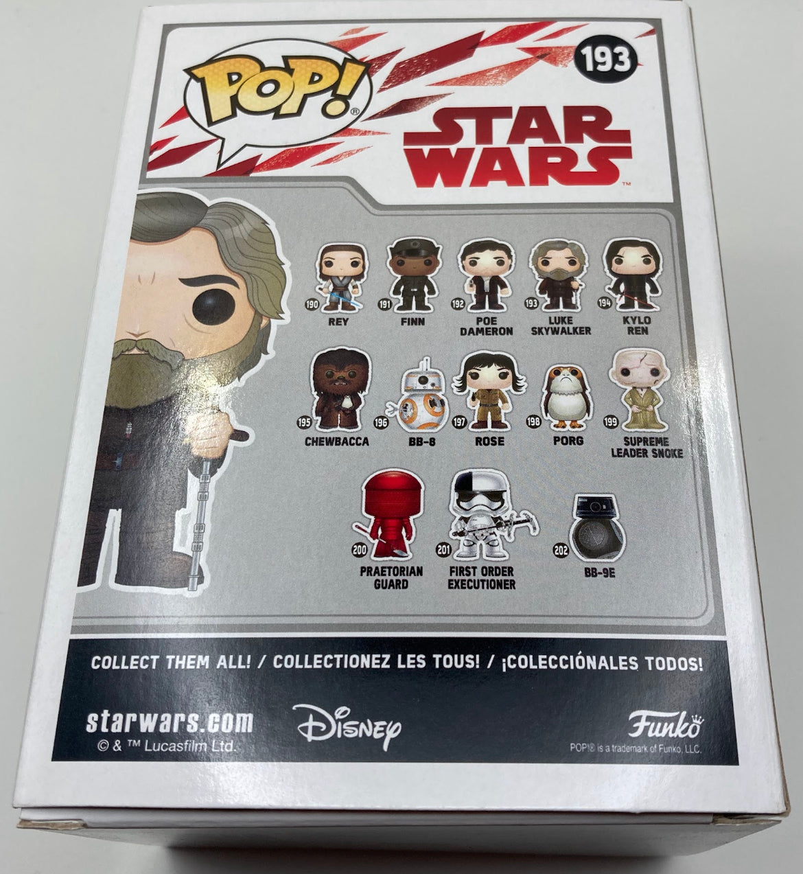 Funko Pop Luke Skywalker Old Man