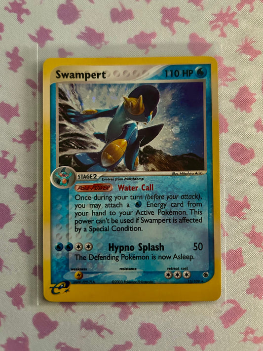 Swampert- Ruby and Sapphire (RS) Holo Rare