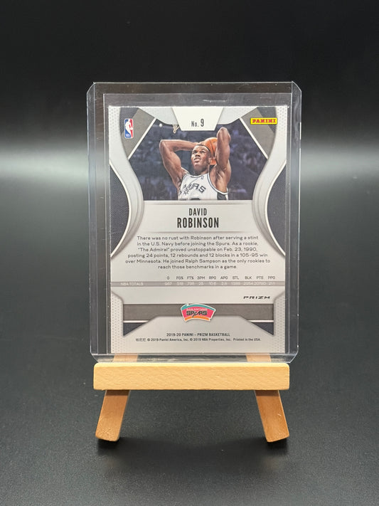 2019-2020 Panini Prizm San Antonio Spurs David Robinson Hyper Prizm Parallel Card