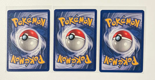 Nidorino- Base Set (BS) UnCommon 3 card lot LP