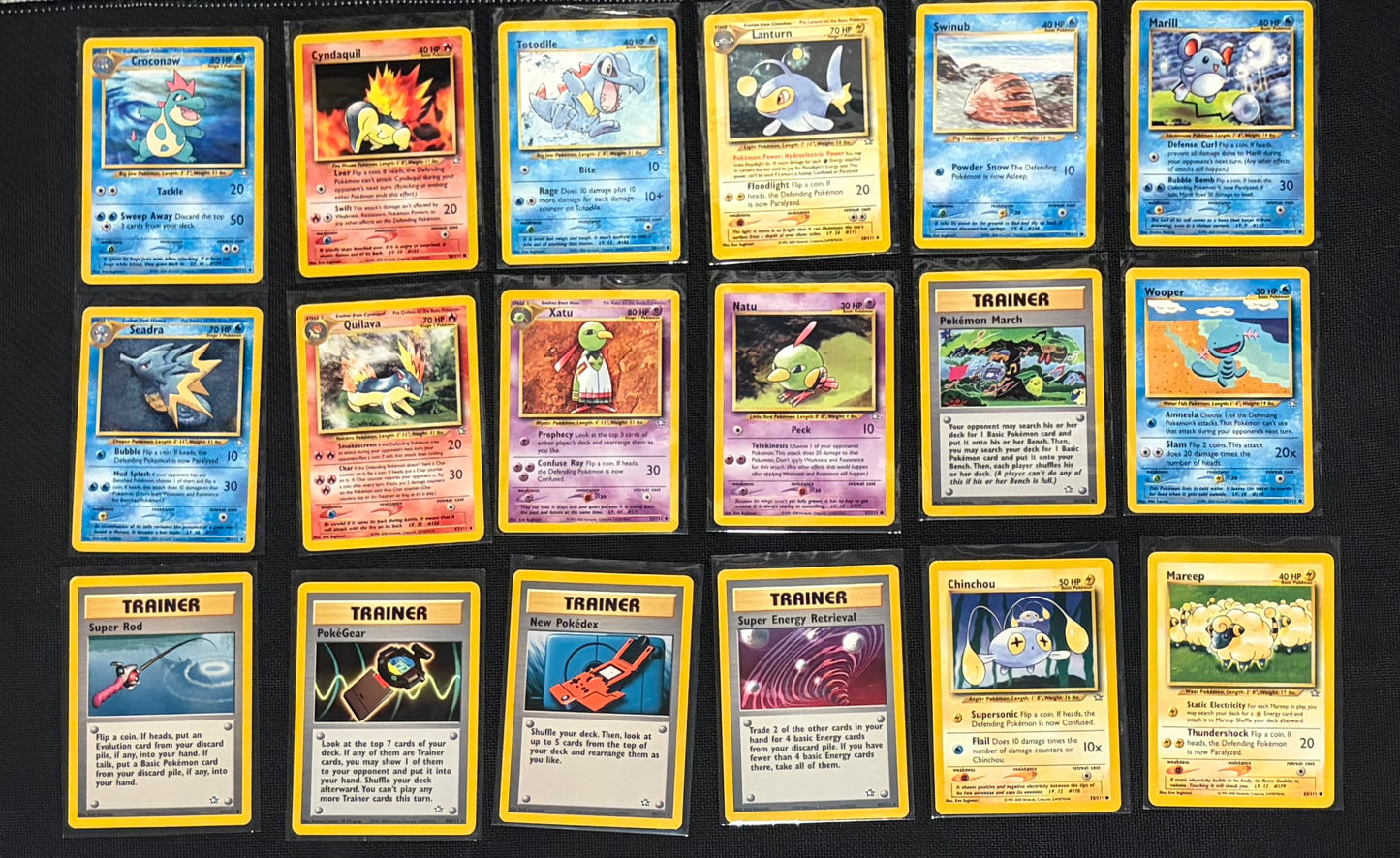 47 Card LP-NM Neo Genesis Card Lot