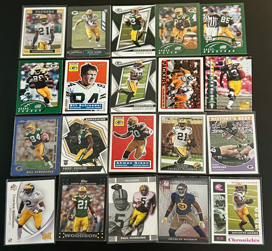 NFL Green Bay Packers 20 Card Lot #3