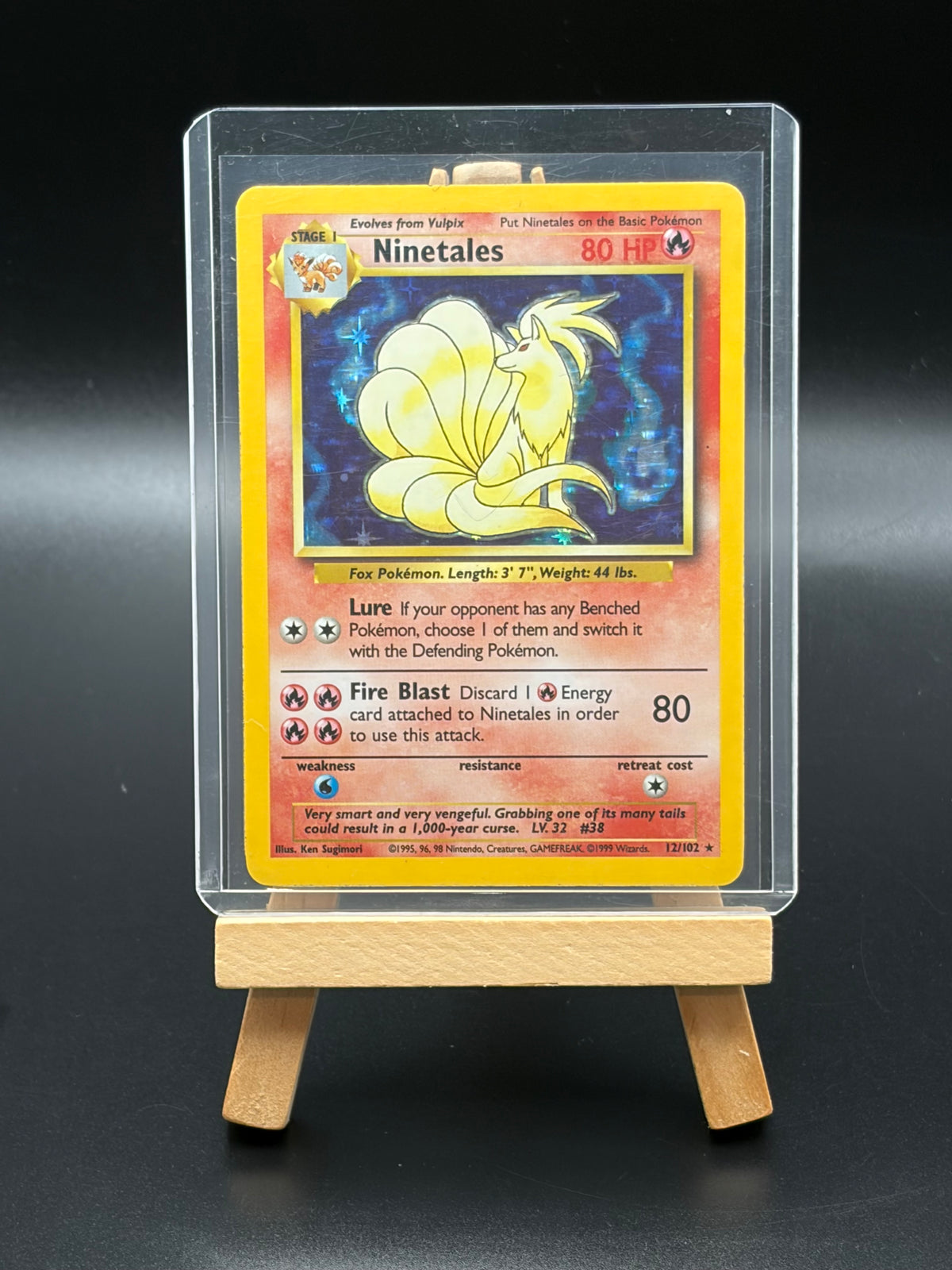 Ninetales(012/102)- Base Set (BS)Holo Rare LP
