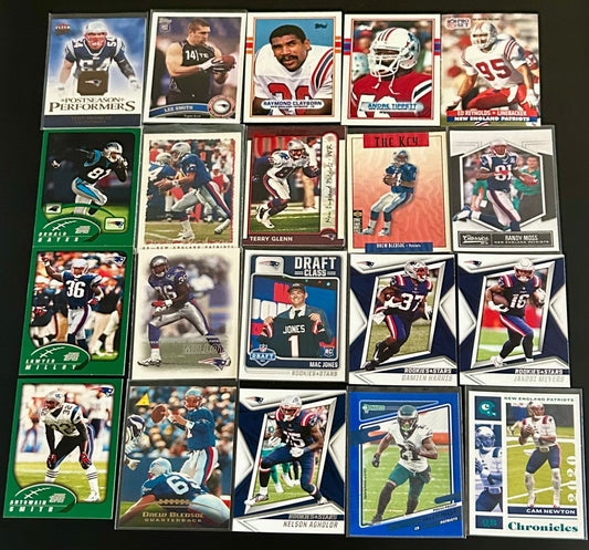 NFL New England Patriots 20 Card Lot #2