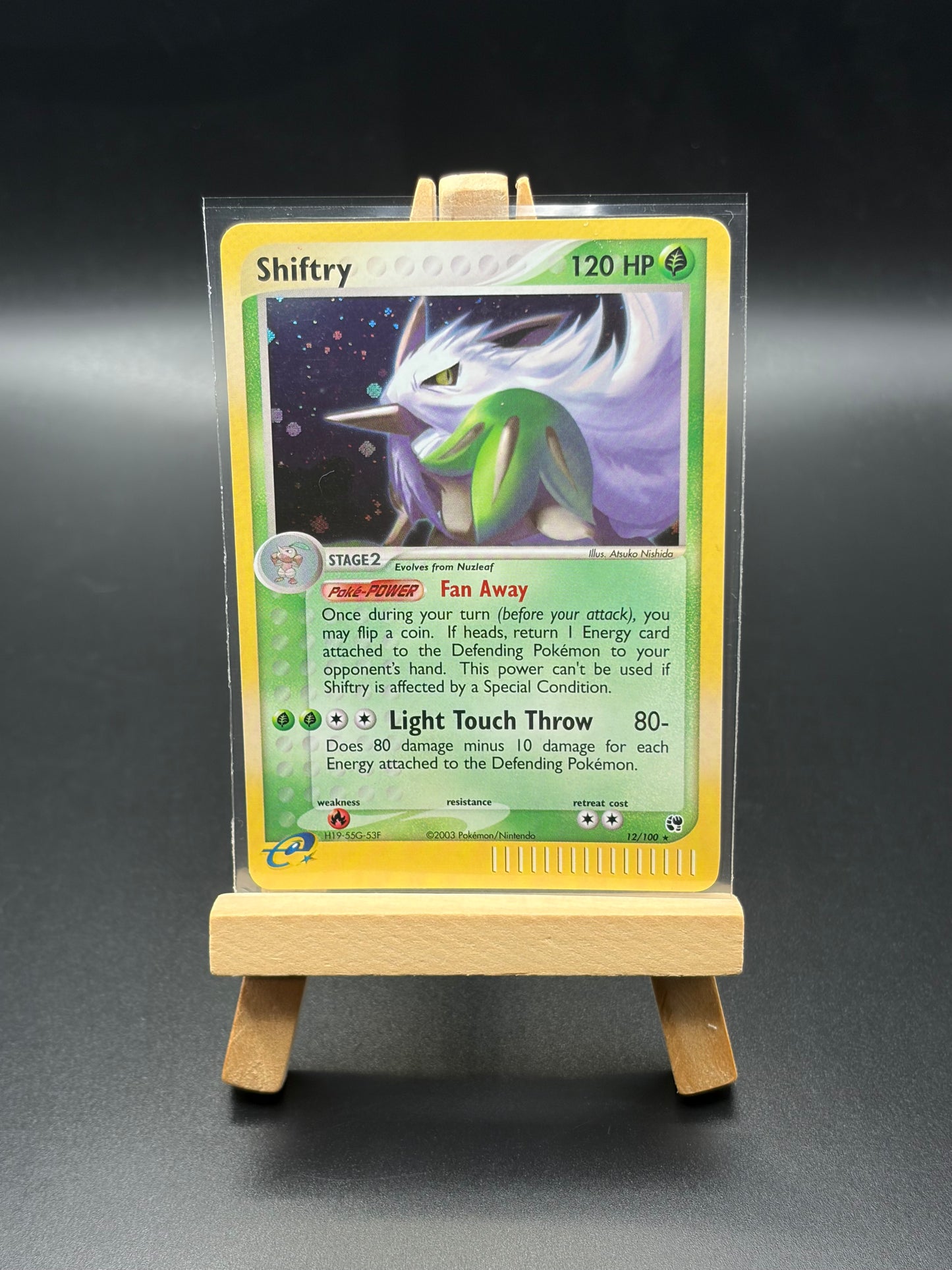 Shiftry,sandstorm,pokemon cards